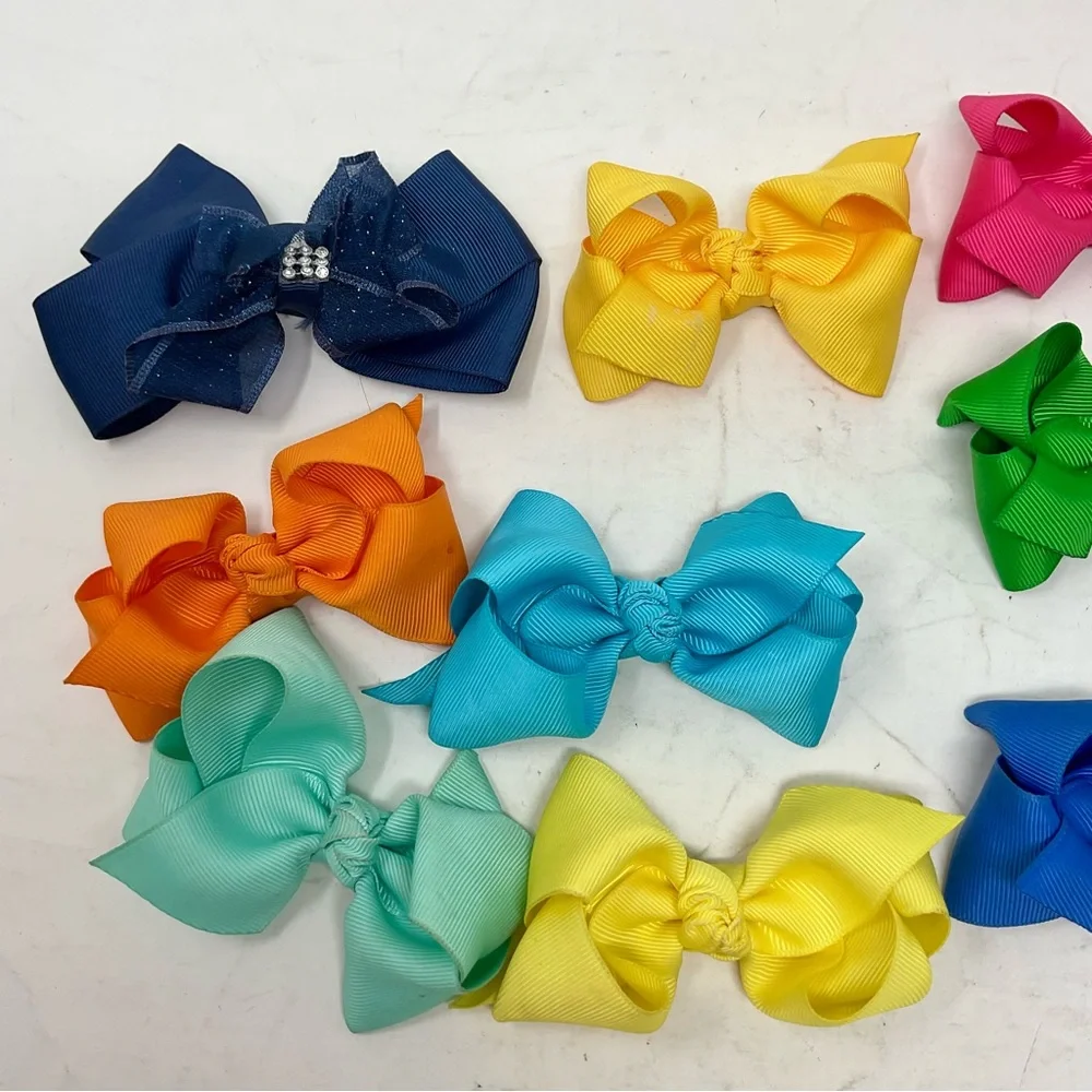 Colorful Hair Bow Set